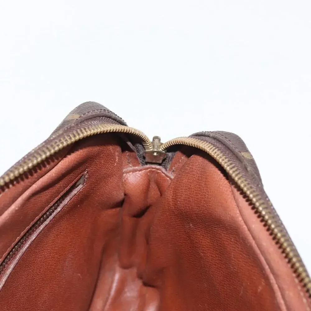 Louis Vuitton Monogram Marly Dragonne GM Clutch Bag Brown